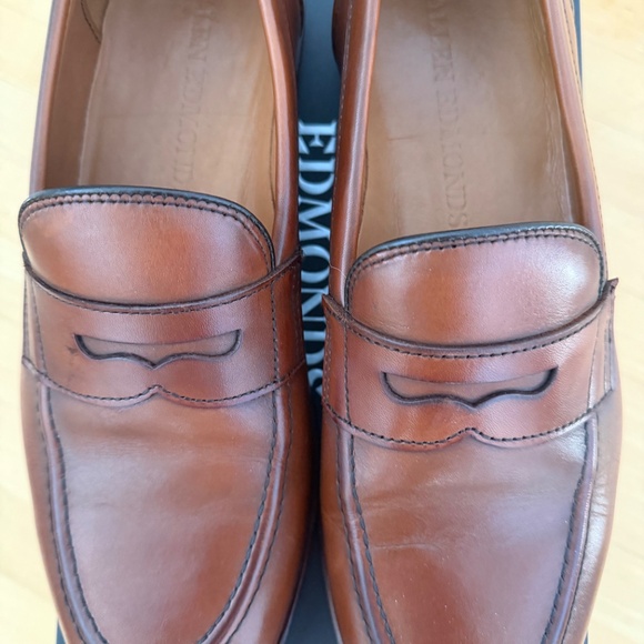 Premium Allen Edmonds Randolph 2.0 Penny Loafers in Dark Chili, Men’s size 10D